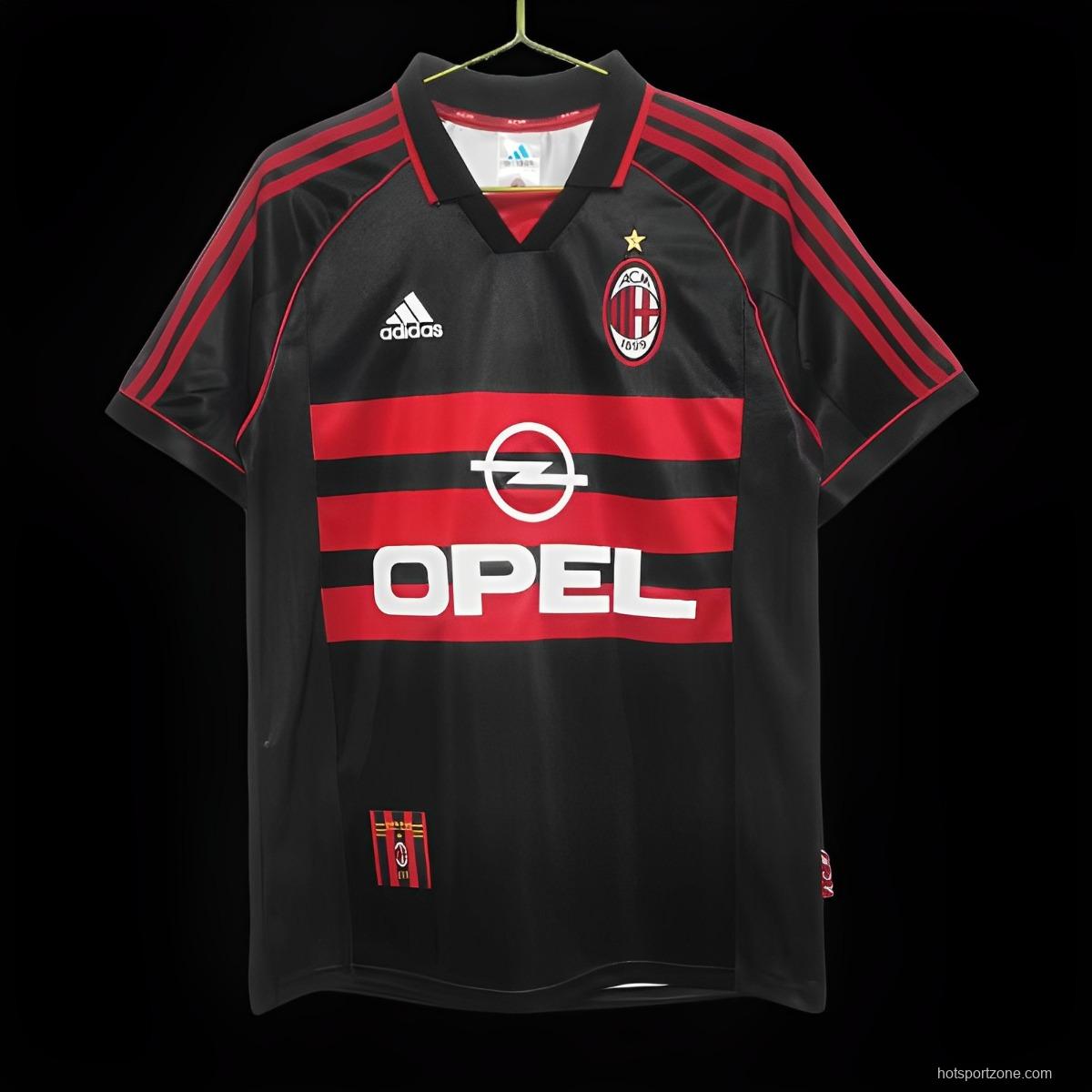 Retro 1998/99 AC Milan Third Jersey