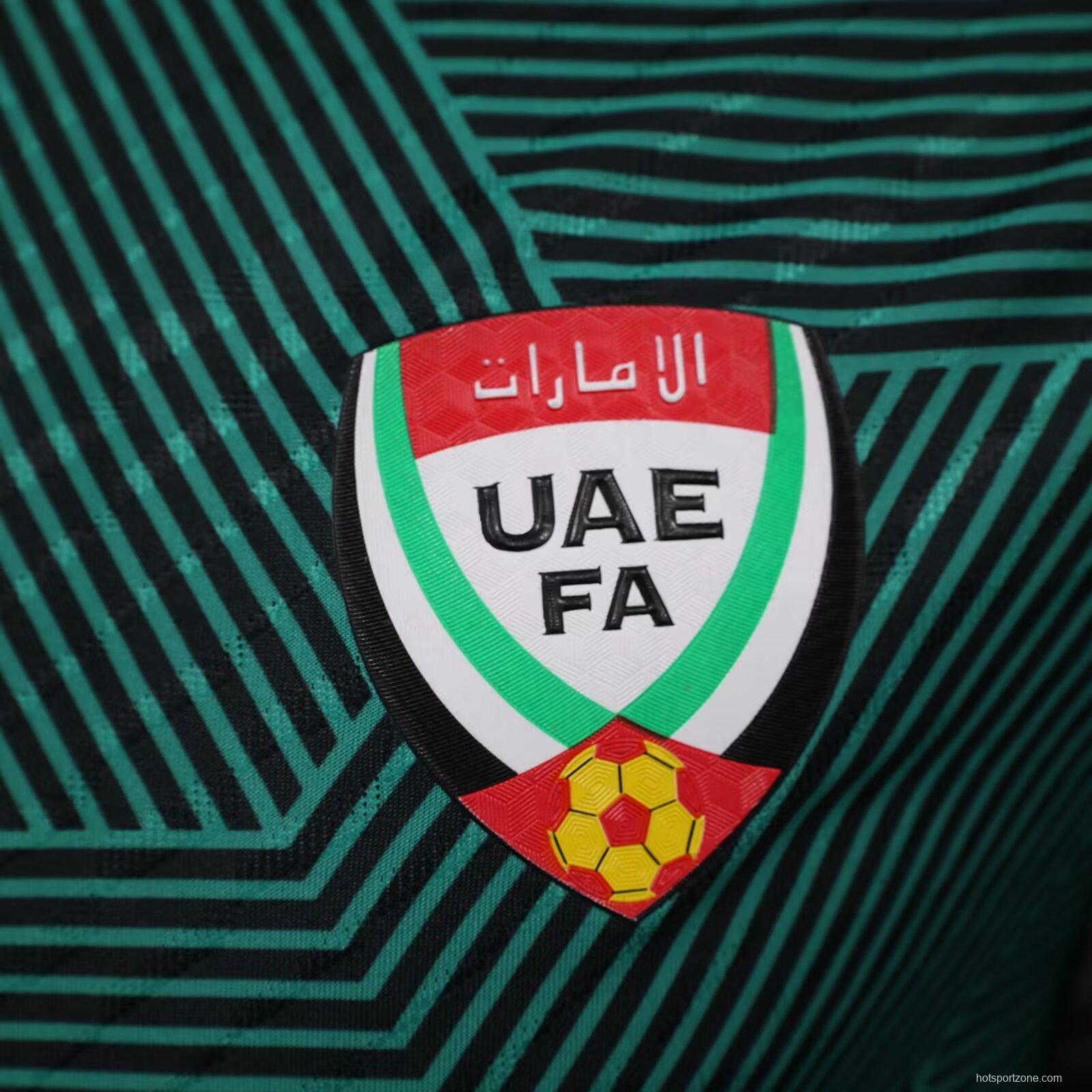 Player Version 2024 United Arab Emirates Away Green Jersey
