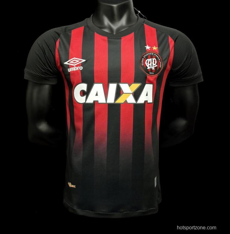 Retro 17/18 Athletico Paranaense Home Jersey