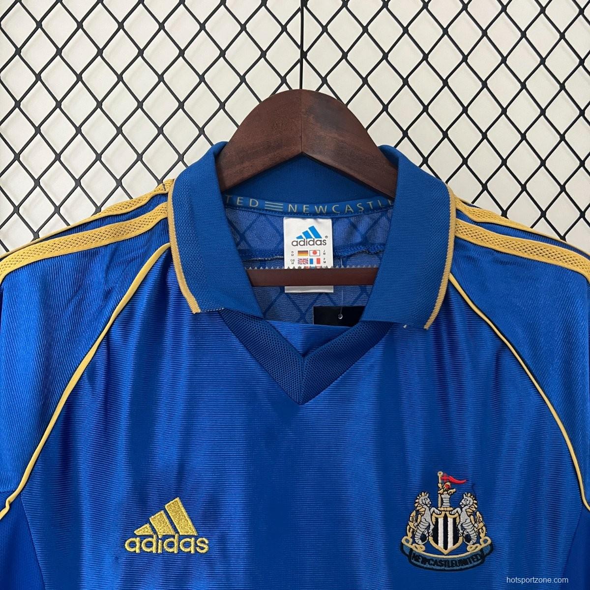 Retro 98/99 Newcastle United Away Blue Jersey