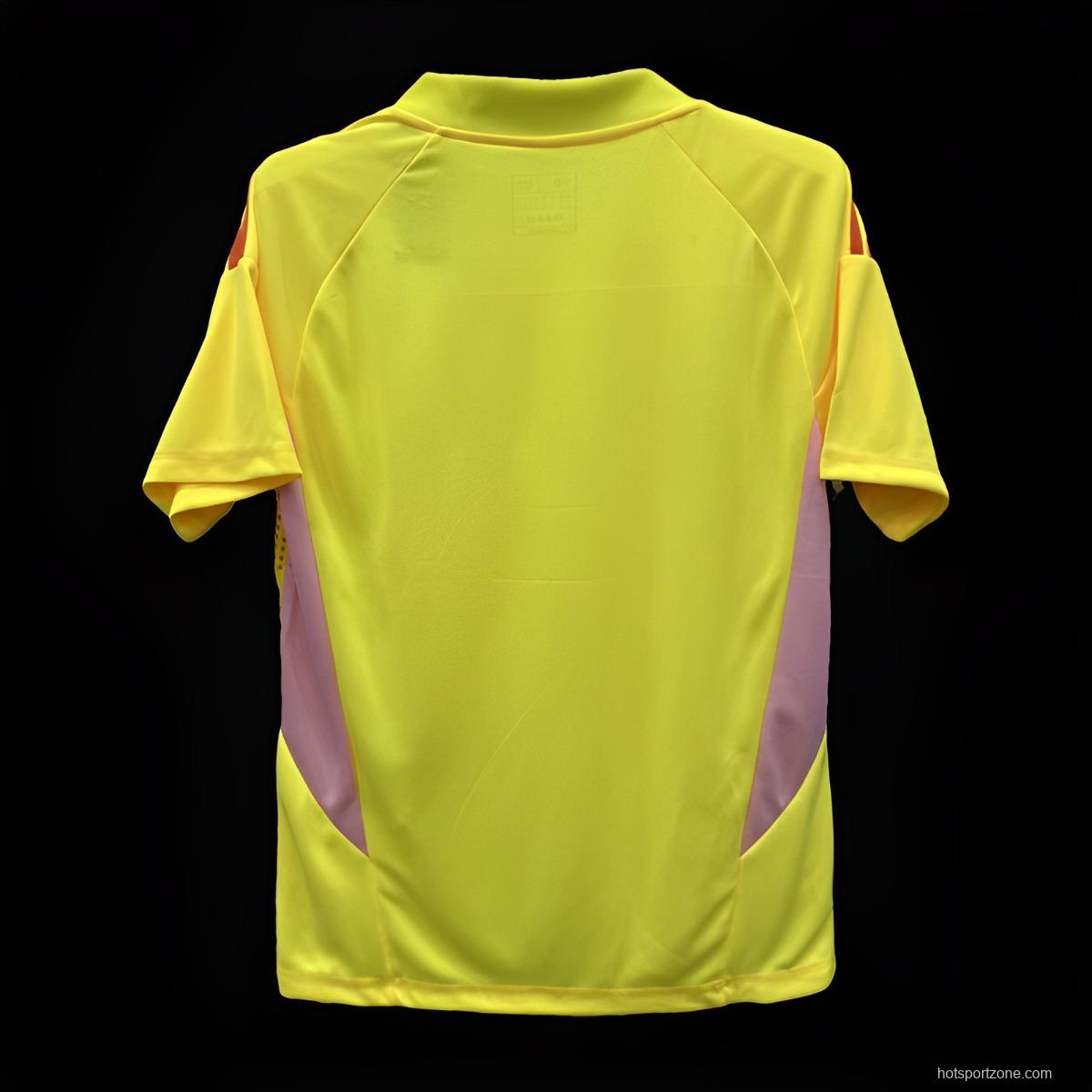2024 Mexico Yellow Goalkeeper Jersey