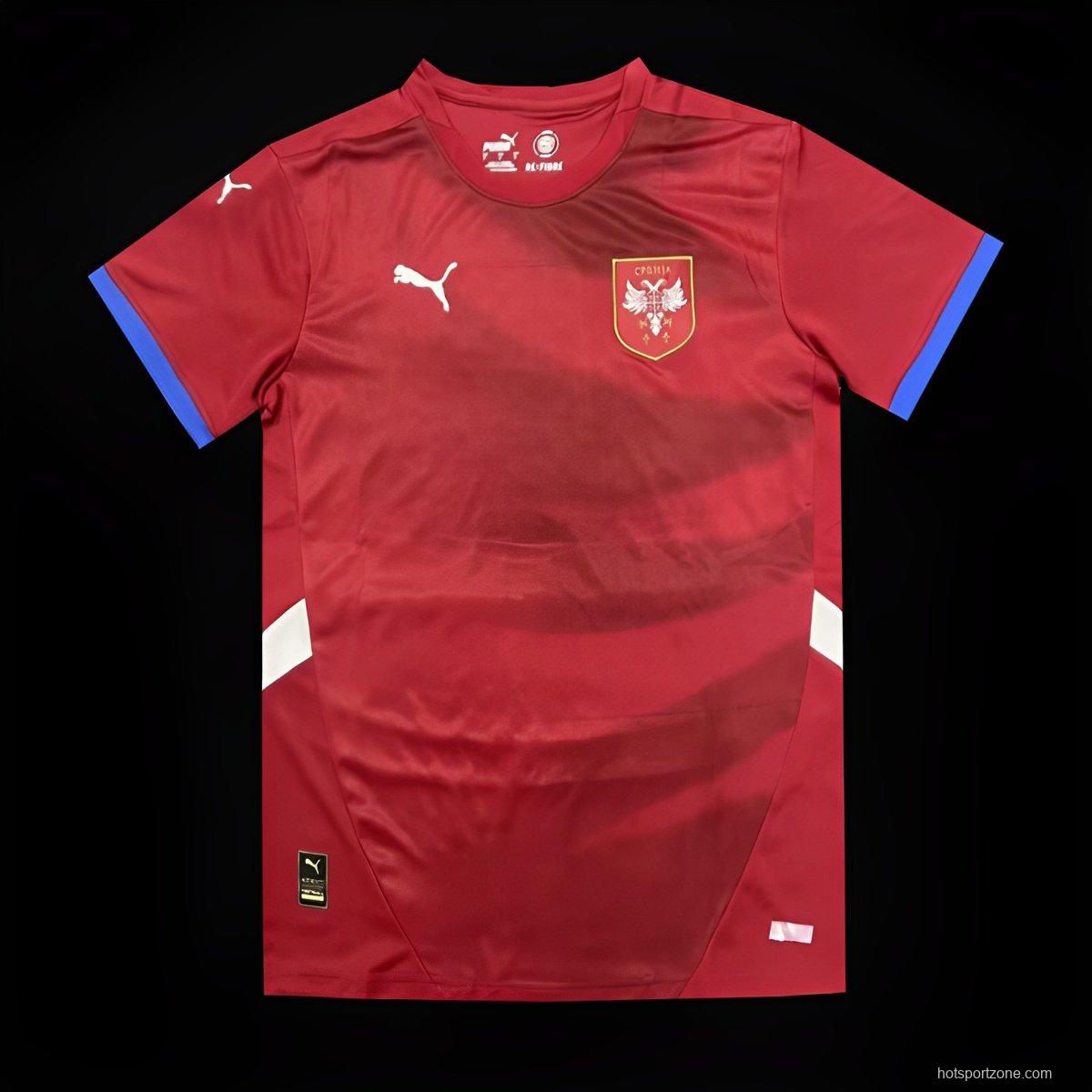 2024 Serbia Home Jersey