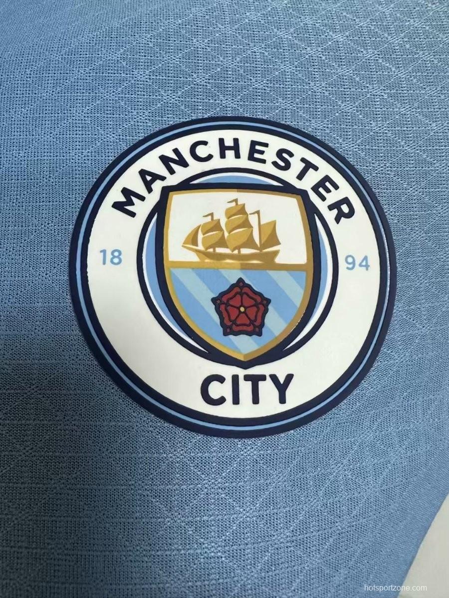 Player Version 24/25 Manchester City Home Jersey