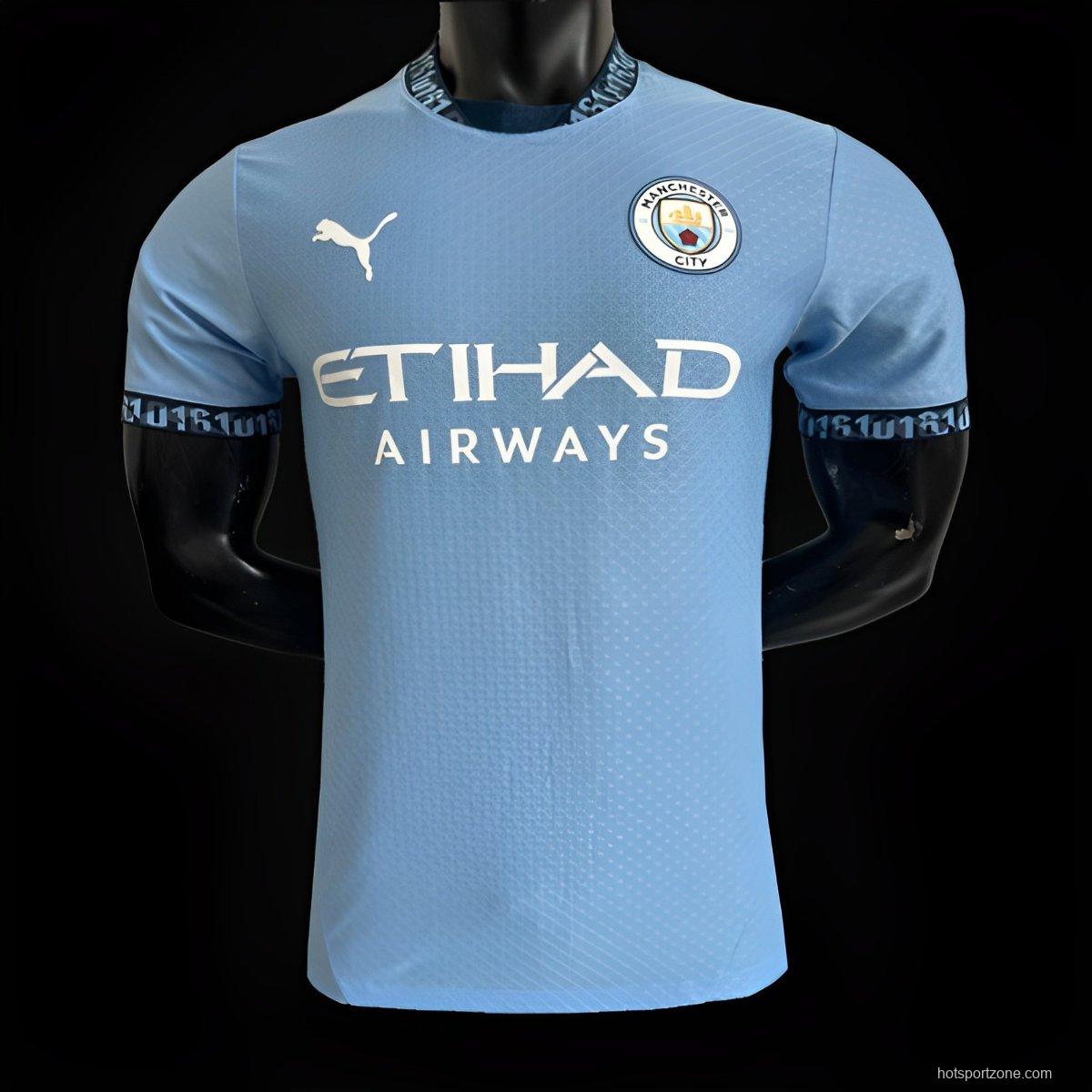 Player Version 24/25 Manchester City Home Jersey