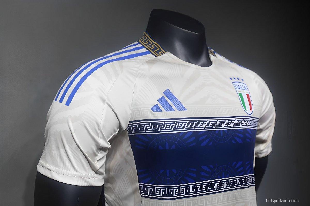 Player Version 2024 Italy x Versace White Jersey