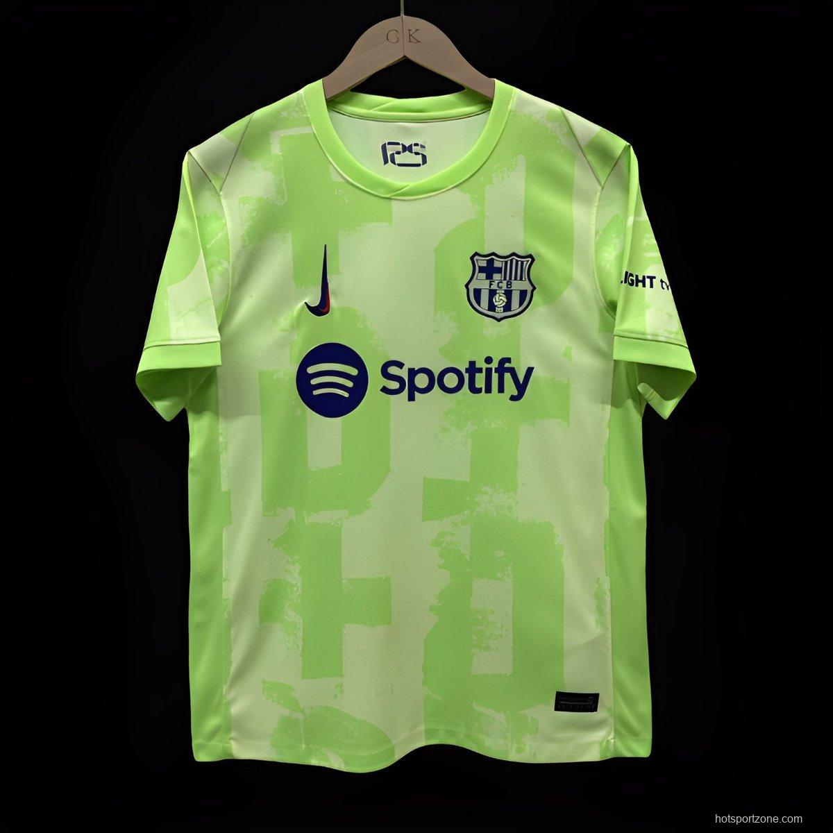 24/25 Barcelona Third Green Jersey