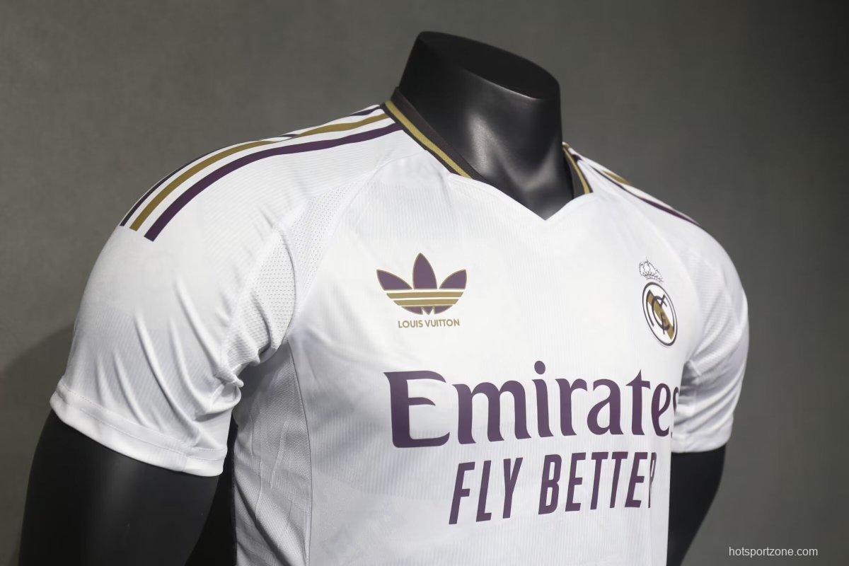 Player Version 24/25 Real Madrid x LV White Special Jersey