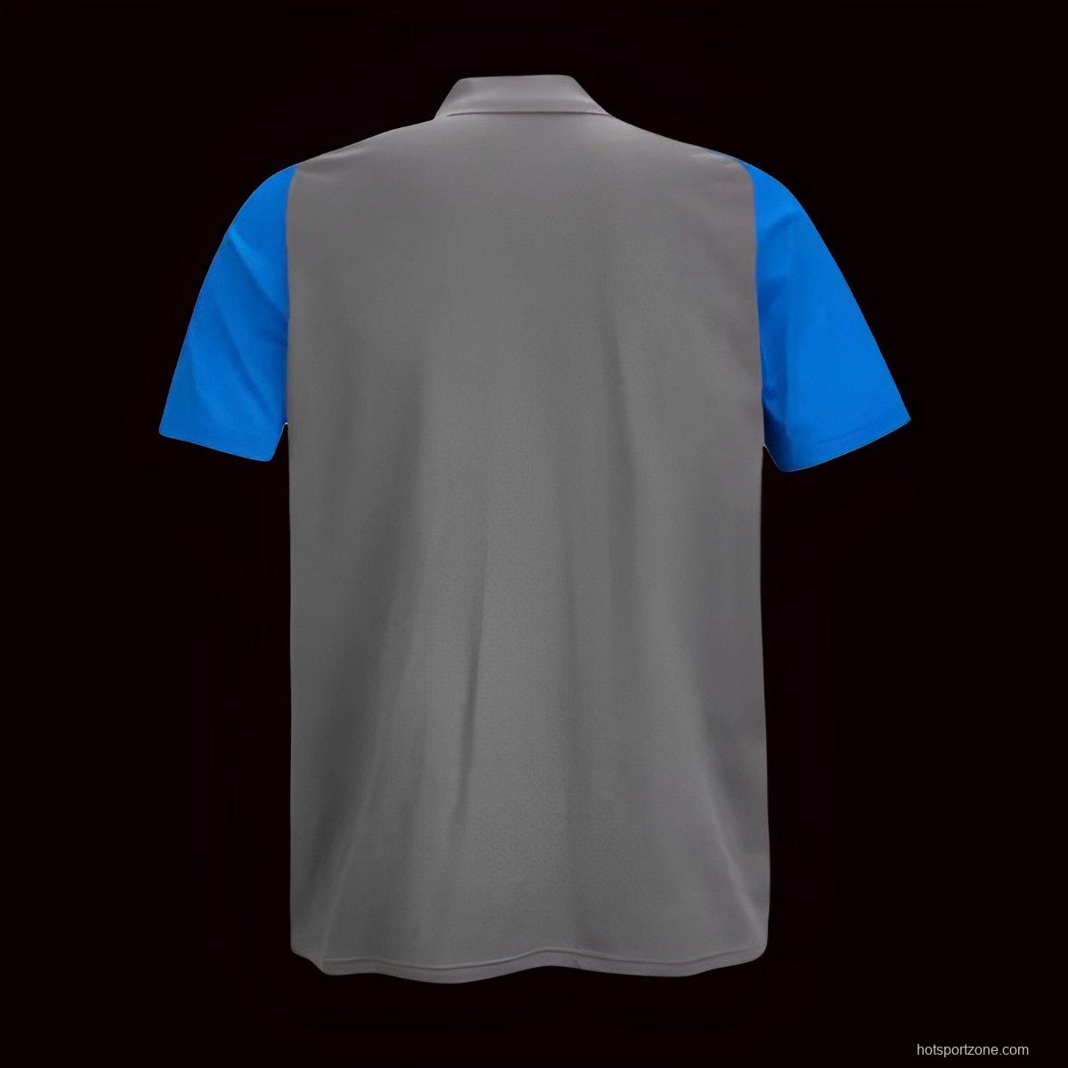 24/25 Leeds United Grey POLO Jersey