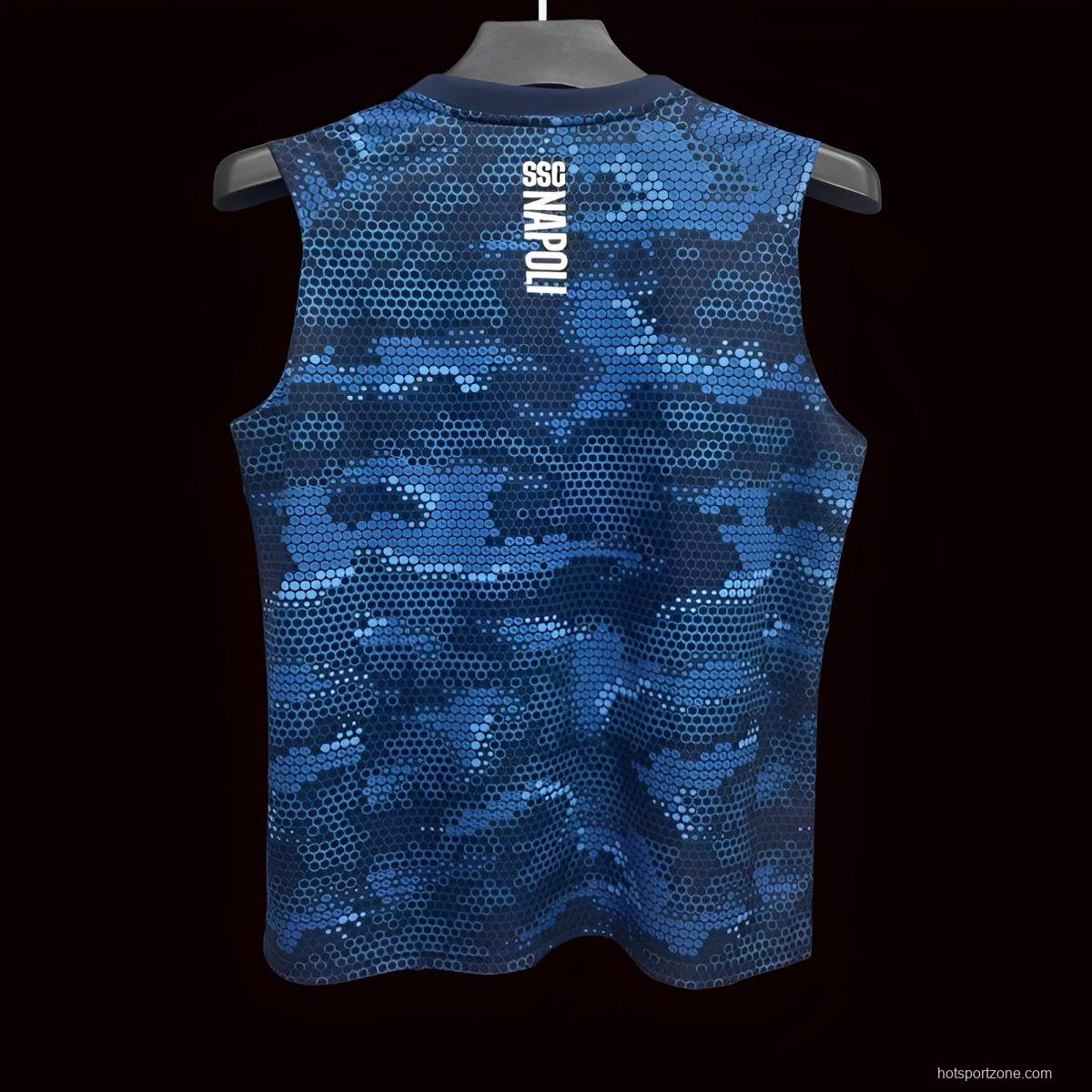 24/25 SSC Napoli Navy Vest Jersey