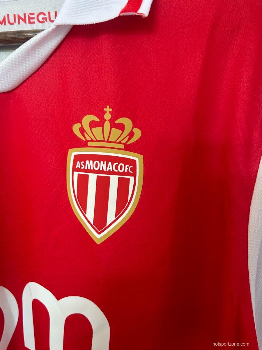 24/25 AS Monaco Home Jersey