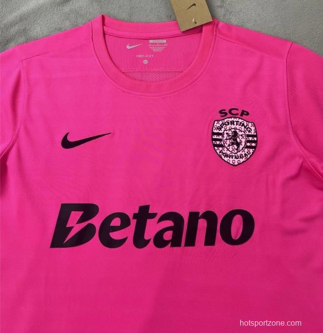 24/25 Sporting Lisbon October Pink Jersey