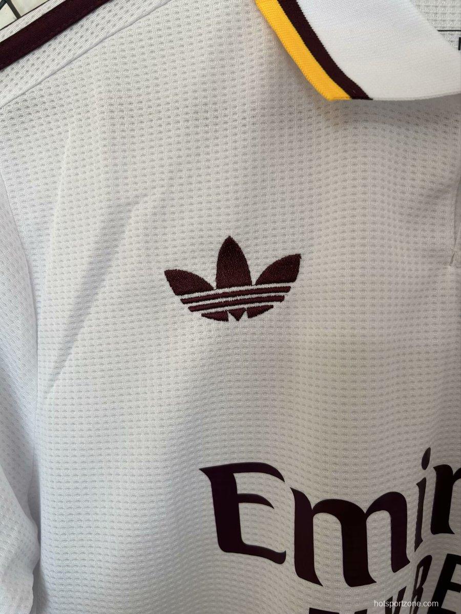 25/26 Arsenal Away White Jersey