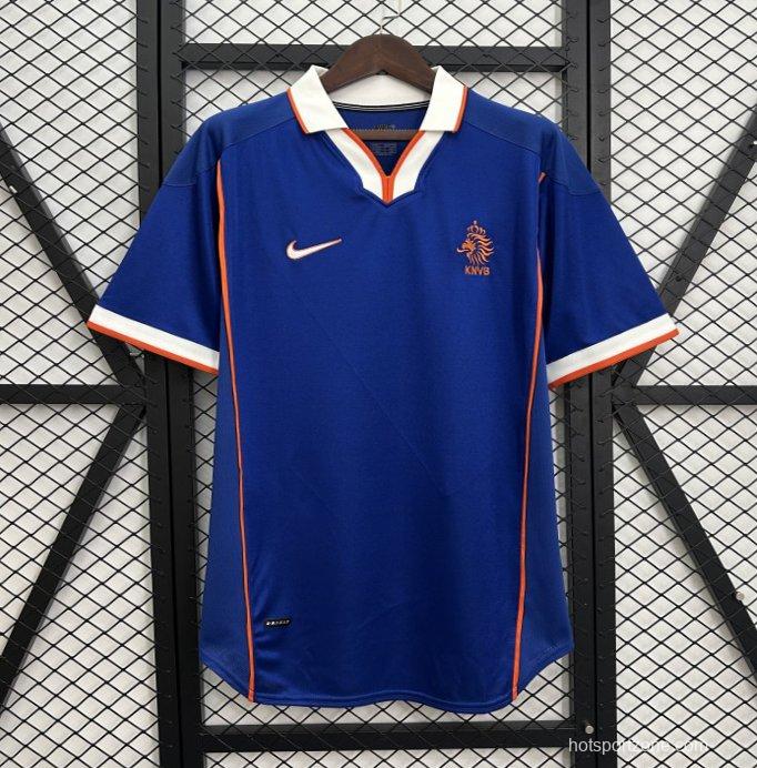 1998 Retro Netherlands Home Retro Jersey
