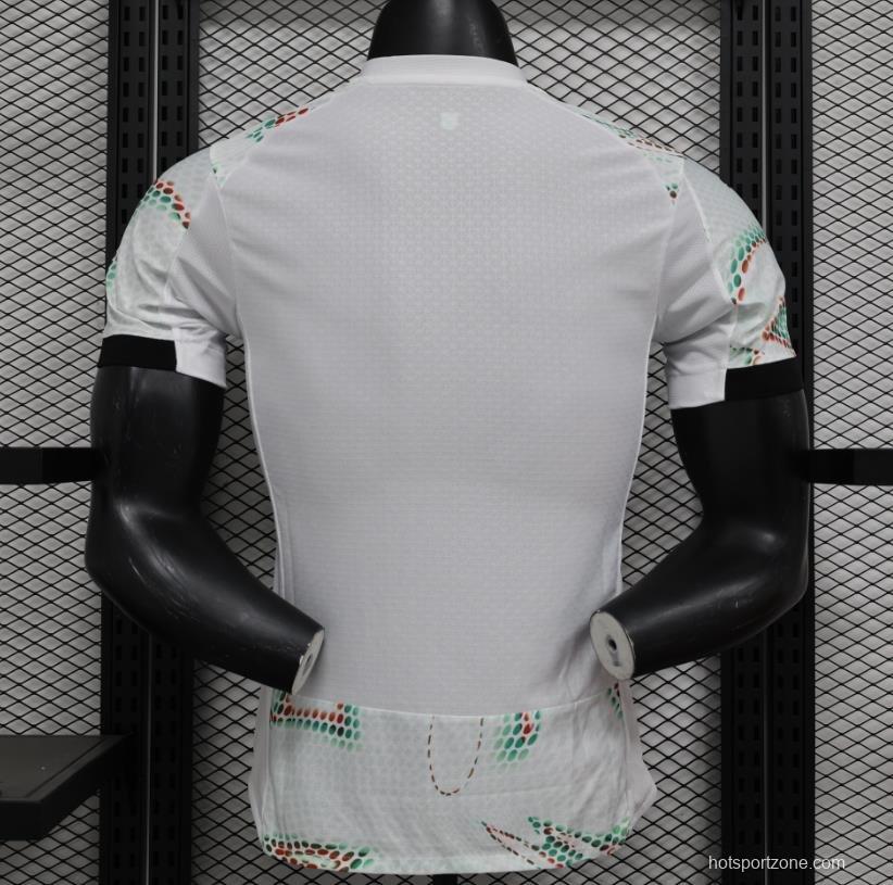 Player Version 2024 Portugal Away White Jersey