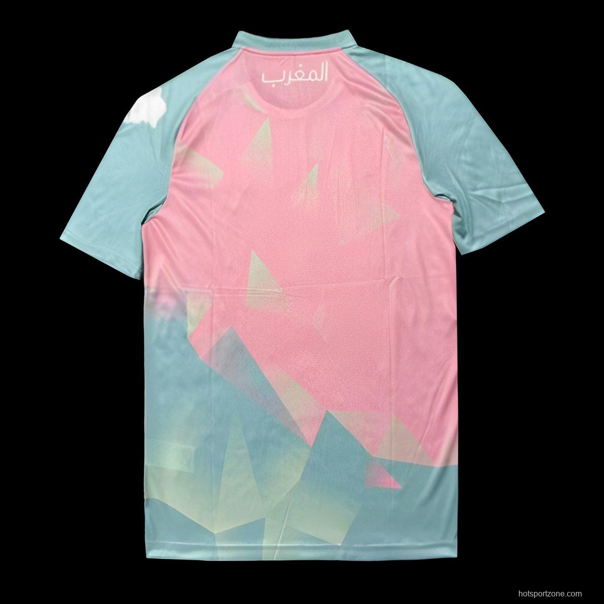 2025 Morocco Pink Pre-Match Jersey