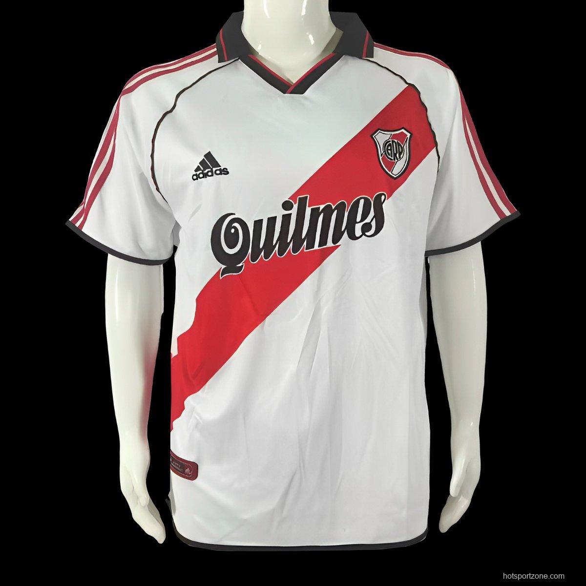 Retro 00/01 River Plate Home Jersey