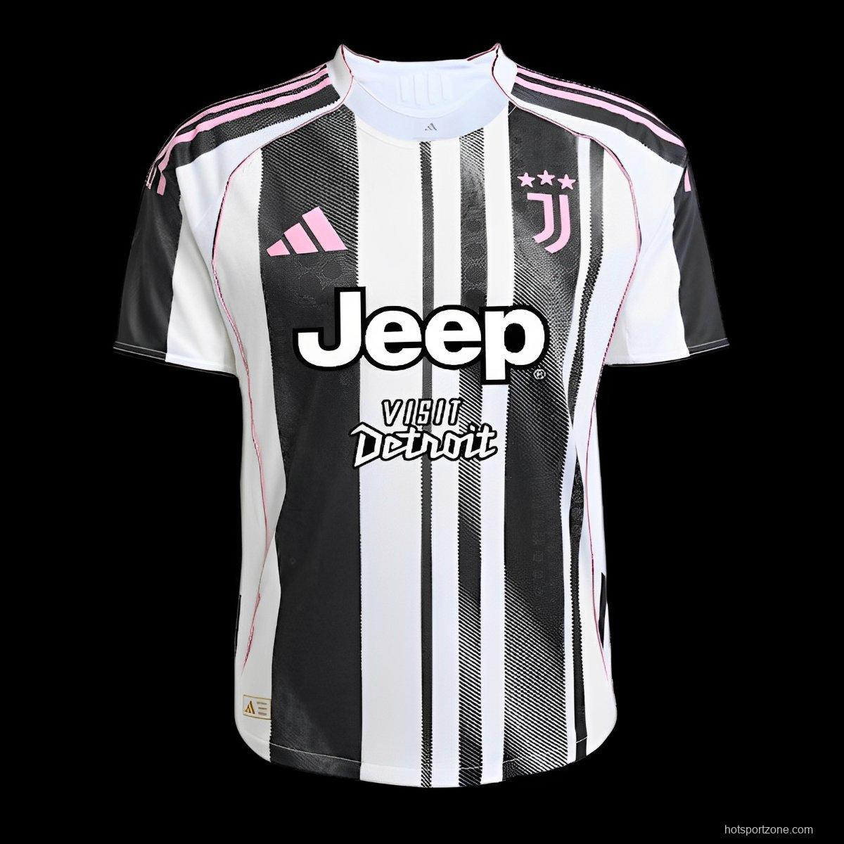25/26 Juventus Home Jersey-With Sponsor