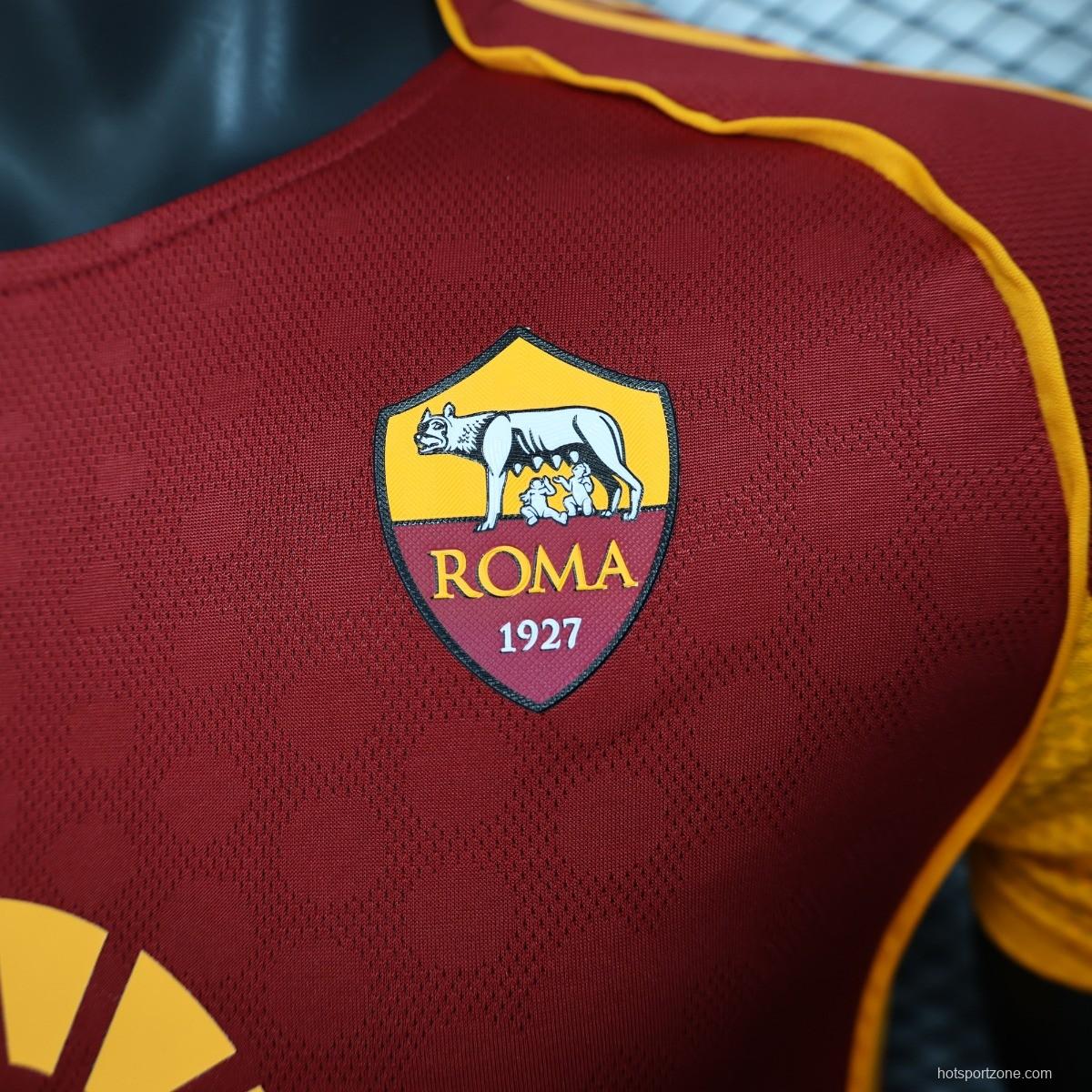 Player Version 25/26 Roma Home Jersey