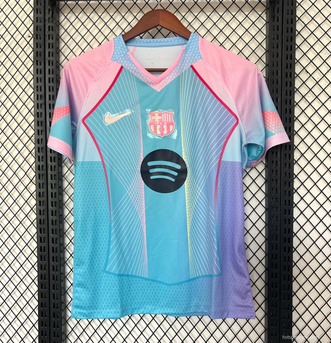 25/26 Barcelona Blue Gradient with Spotify Jersey