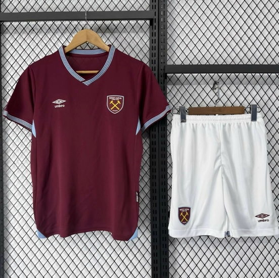 25/26 Kids West Ham United Home Jersey