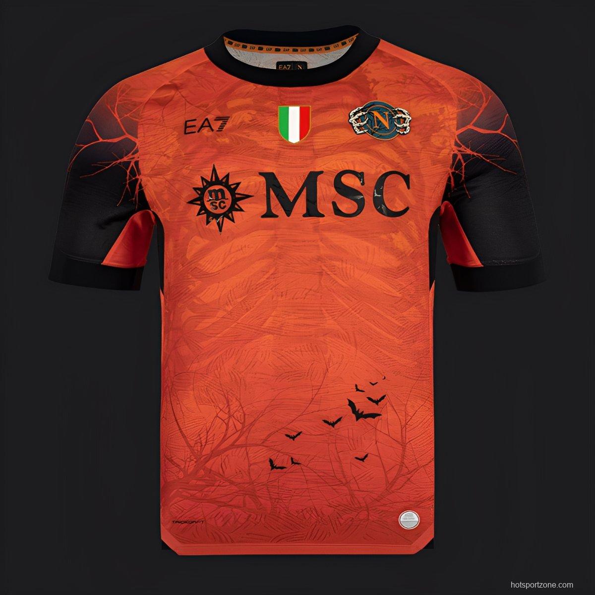 25/26 SSC Napoli Halloween Orange Jersey
