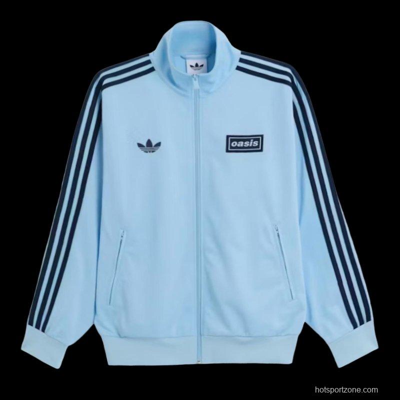 adidas x Oasis Tour Firebird Track Top Clear Sky