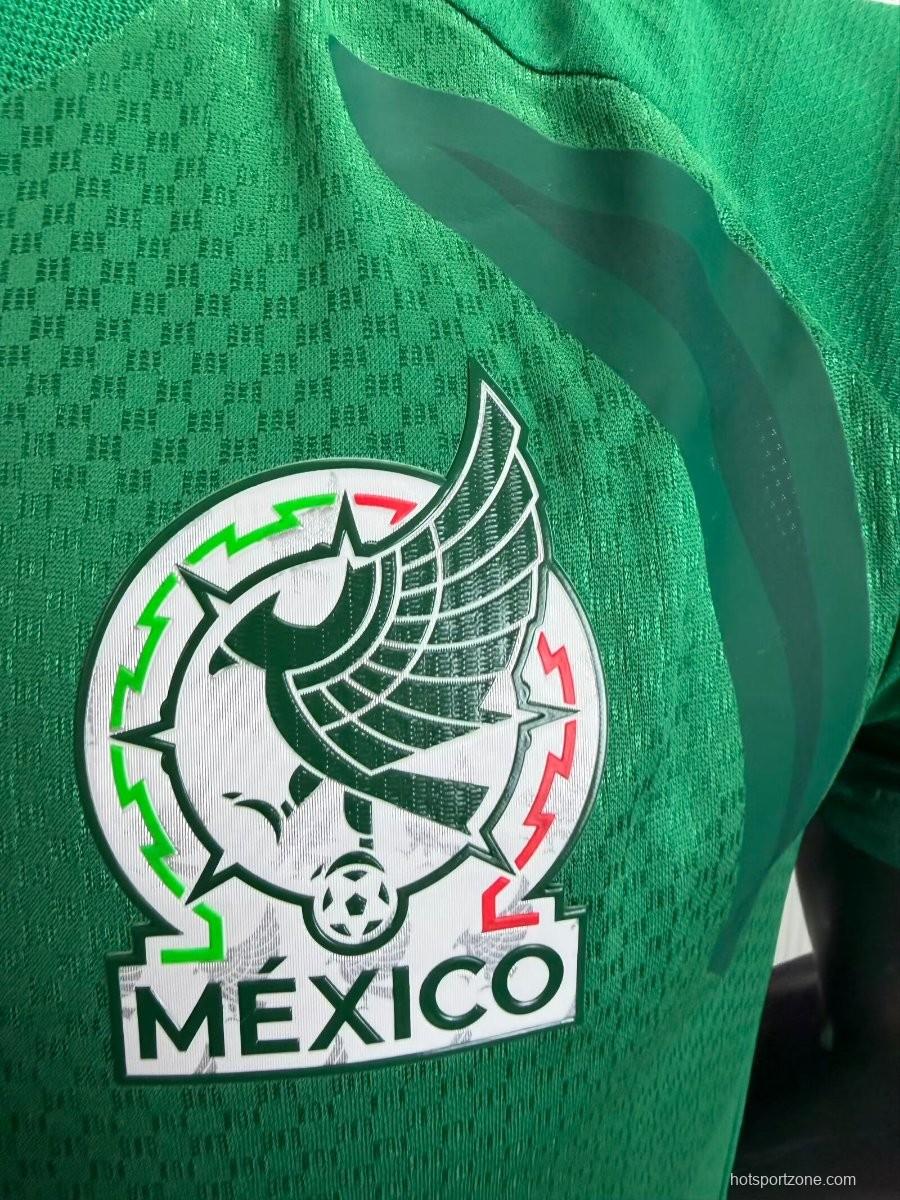 Player Version 2026 Mexico Green Training Pre-Match Jersey