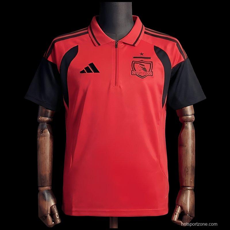 2026 Colo Colo Training Jersey Red Jersey