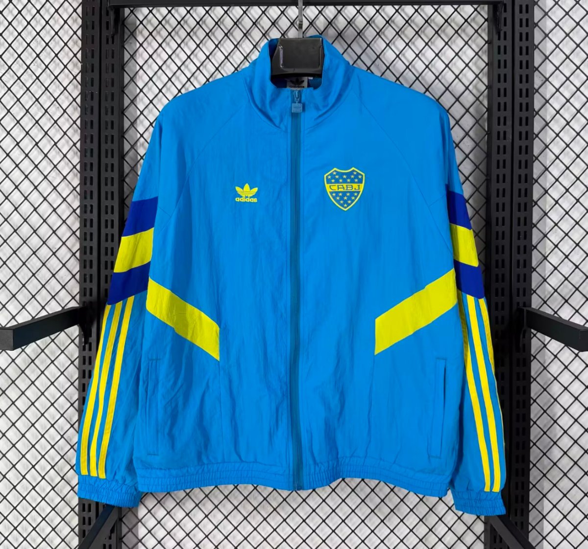 25/26 Boca Juniors Blue Full Zipper Windbreaker