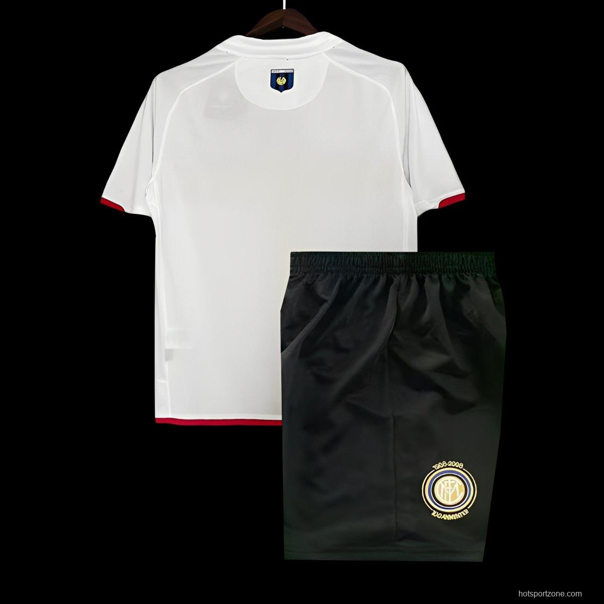 Retro Kids 07/08 Inter Milan Away White Jersey