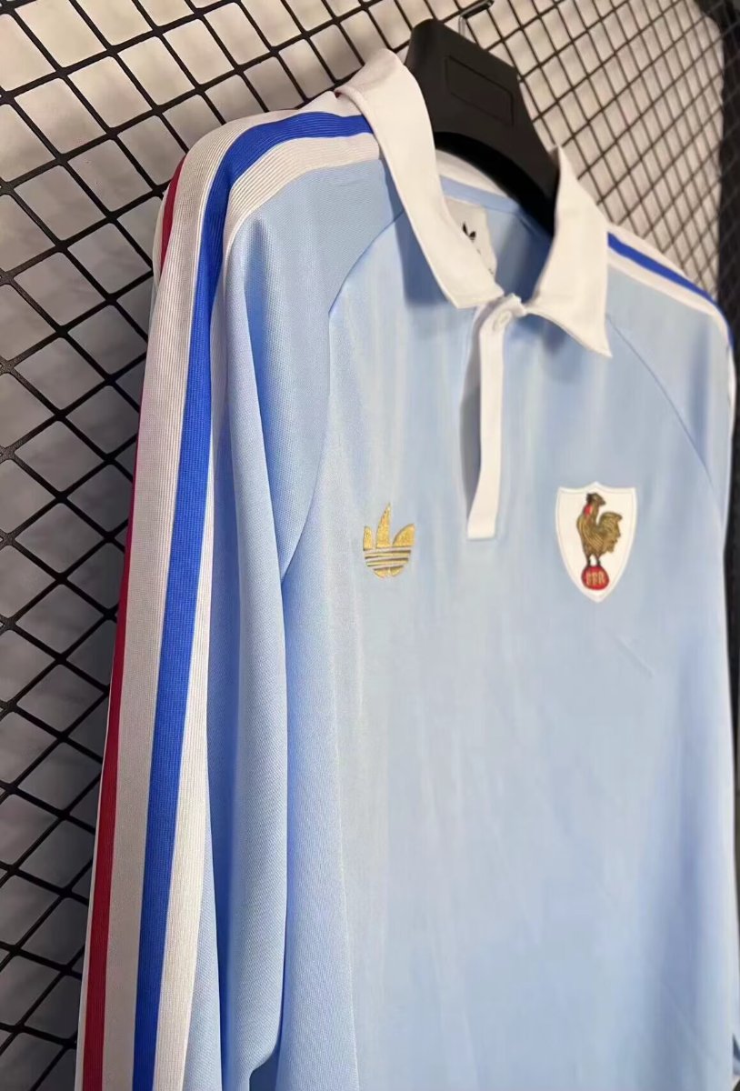 2026 Adidas FFR Crunch Rugby Long Sleeve 120 Years jersey