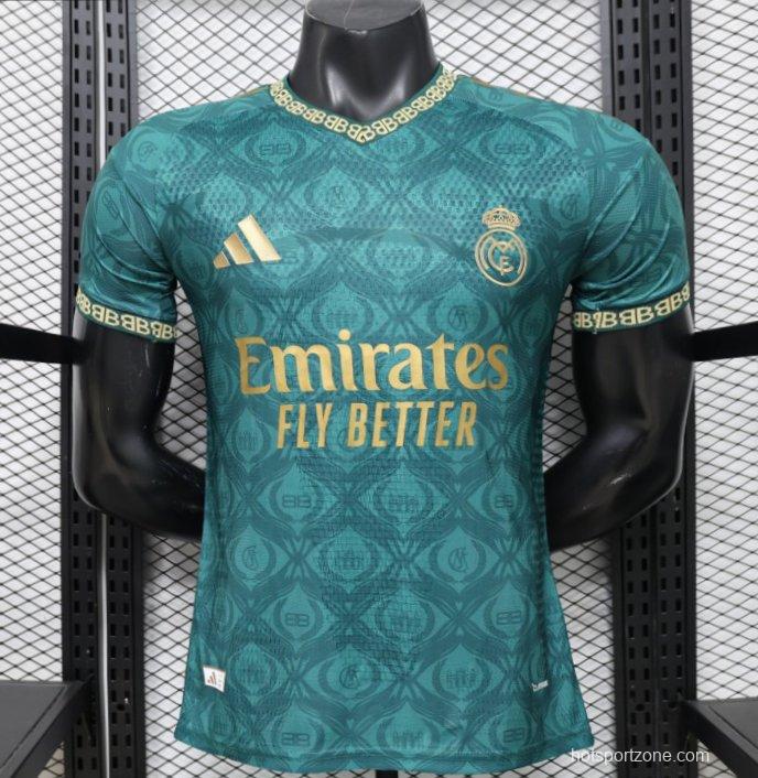 Player Version 26/27 Real Madrid Green Gold Third Special Edition Jersey