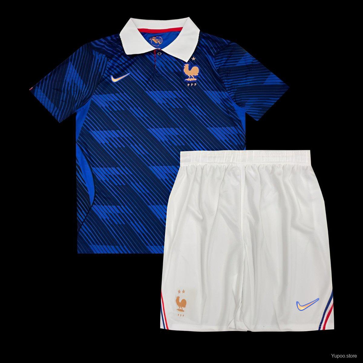 2026 Kids France Home Jersey