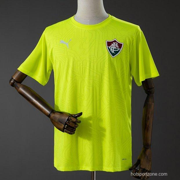 26/27 Fluminense Training Jersey 4 Kit - Neon Yellow