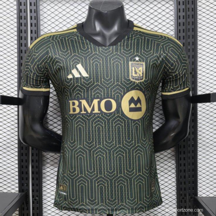 Player Version 2026 LAFC Home Black with Gold   Jersey