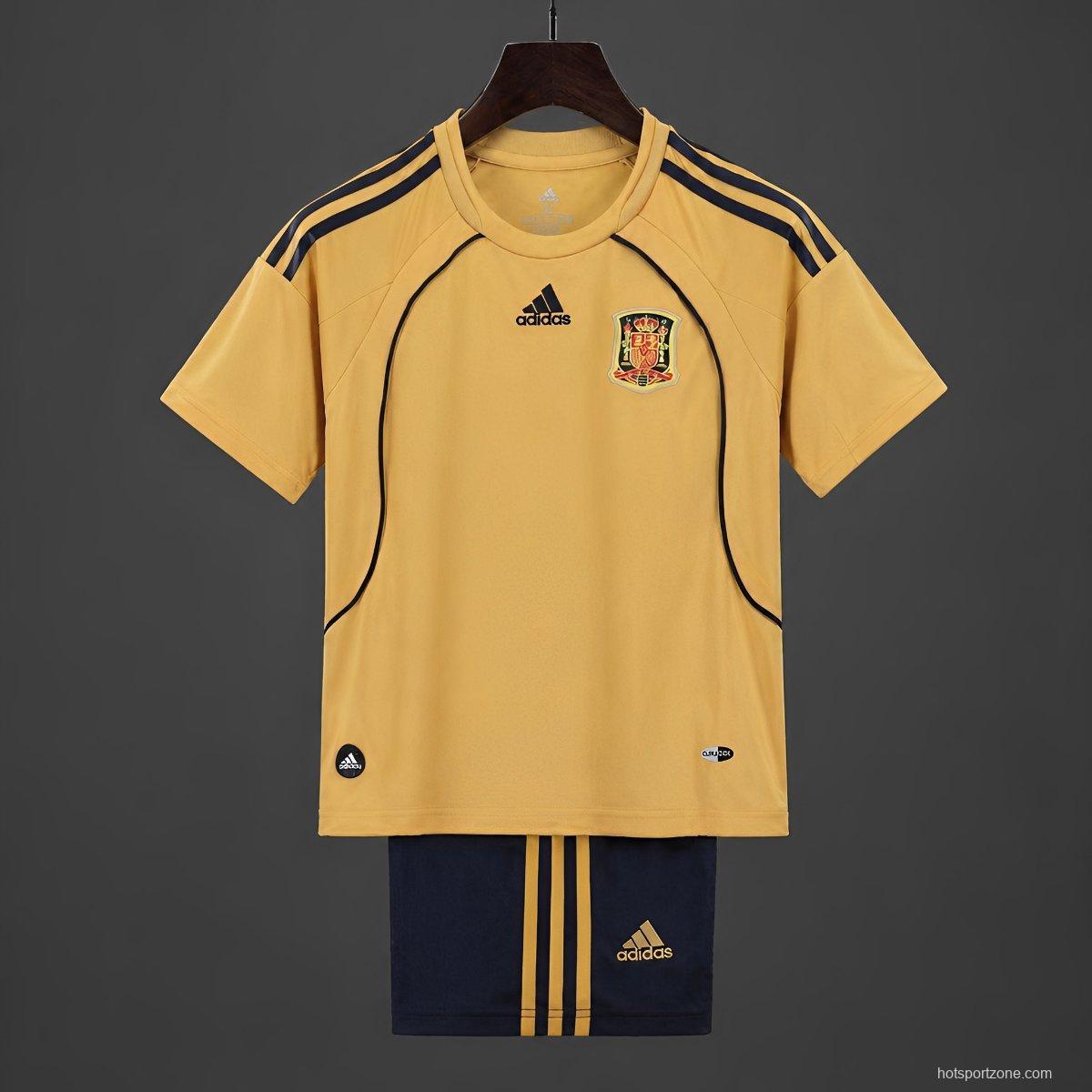 Retro 2008 Kids Spain Away Jersey