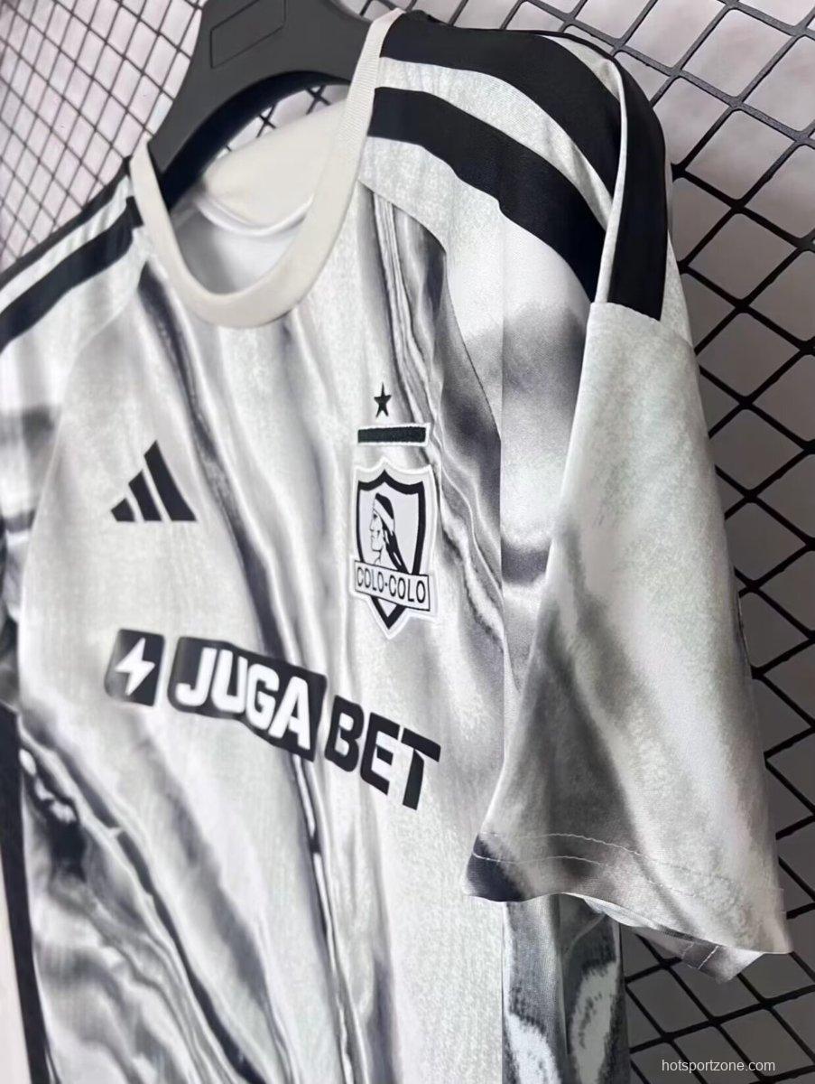 26/27 Colo Colo Black/White Marble Third Jersey