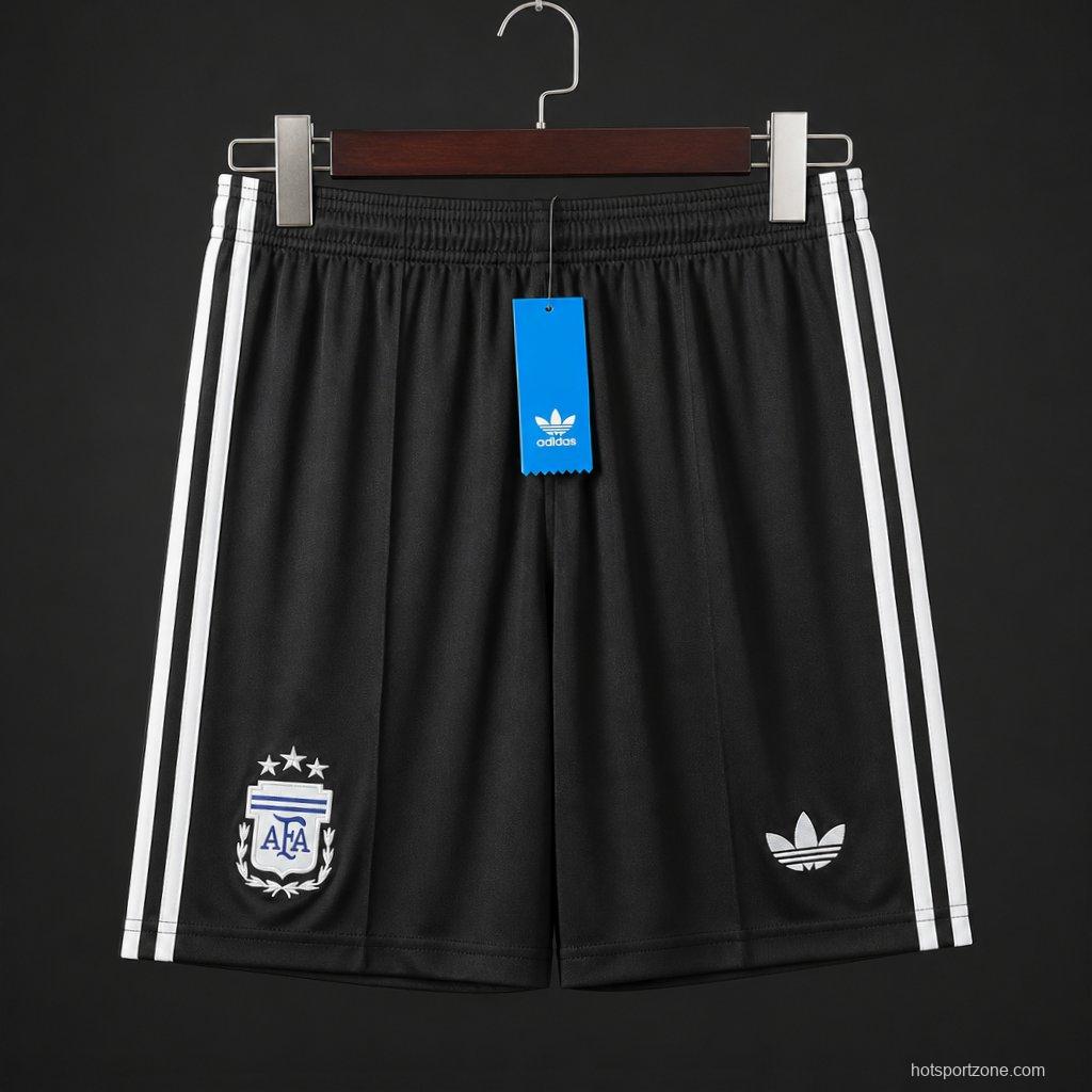 2026 Argentina Black Shorts