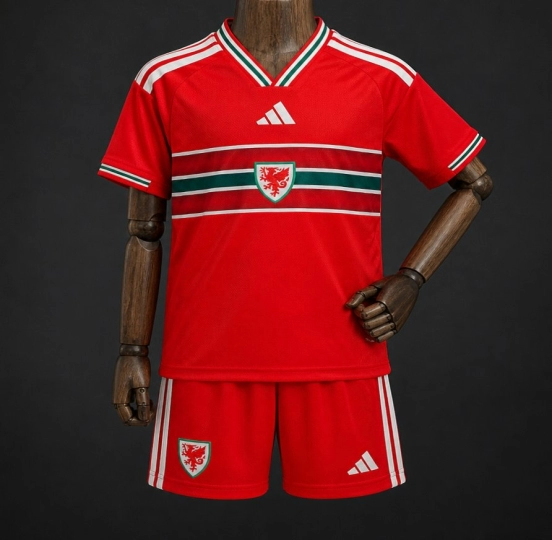2026 Kids Wales Home Jersey