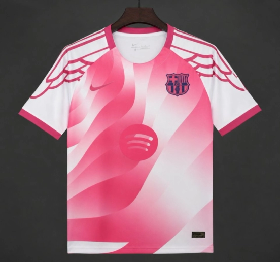 25/26 Barcelona "Pink Wings" Special Edition White/Pink Jersey