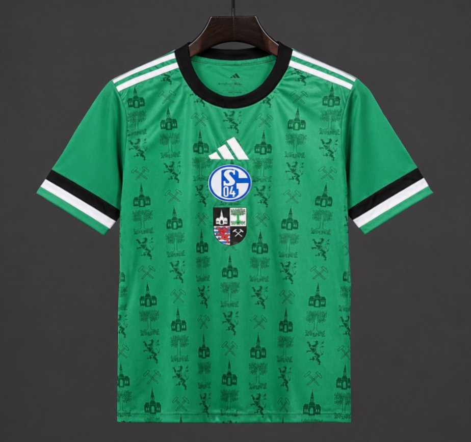25/26 Schalke 04 100th Centennial Green Jersey