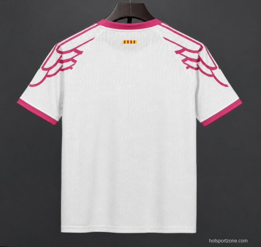 25/26 Barcelona "Pink Wings" Special Edition White/Pink Jersey