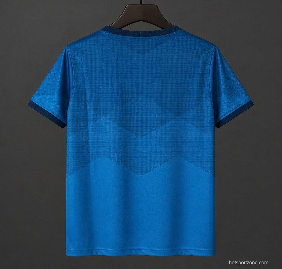 Retro 2021 Brazil Away Blue Jersey