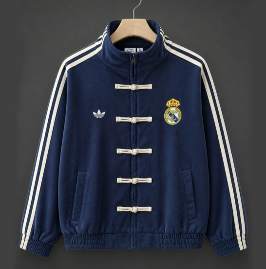 26/27 Real Madrid  x Adidas New Year Limited Edition Navy Track Jacket