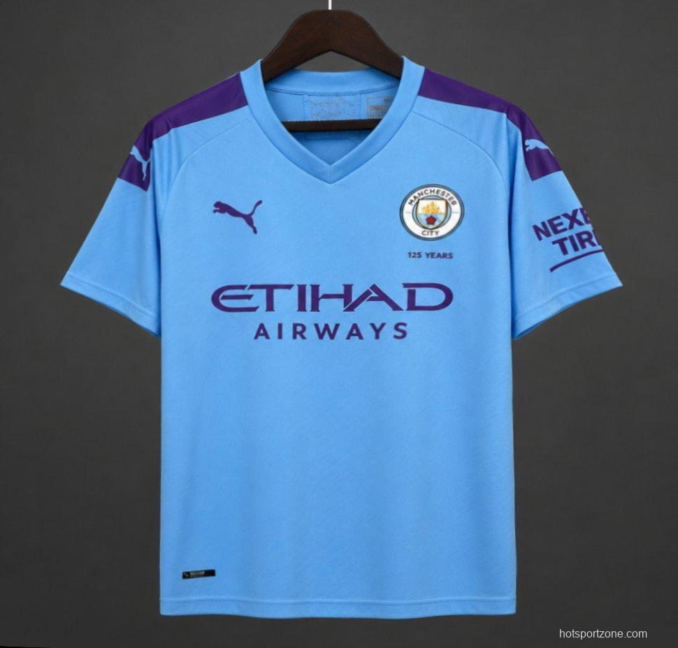 19/20 Retro Manchester City Home Jersey