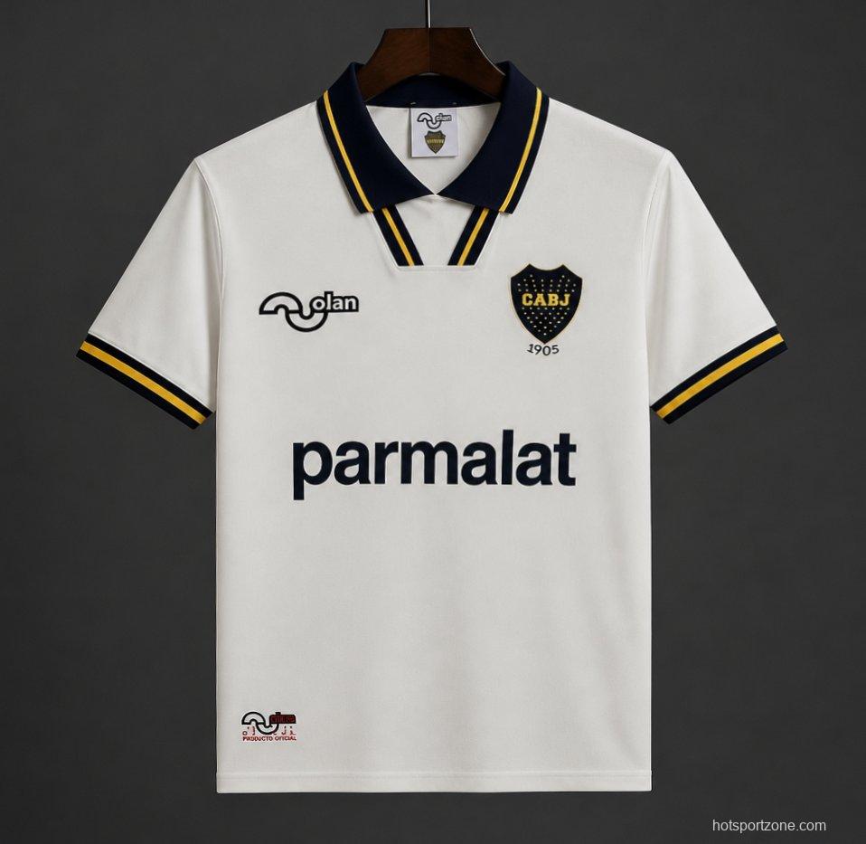Retro 94/95 Boca Juniors Away White Jersey