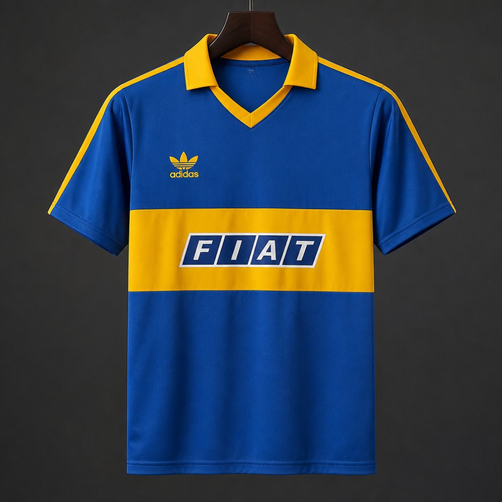 Retro 90/91 Boca Juniors Home Jersey