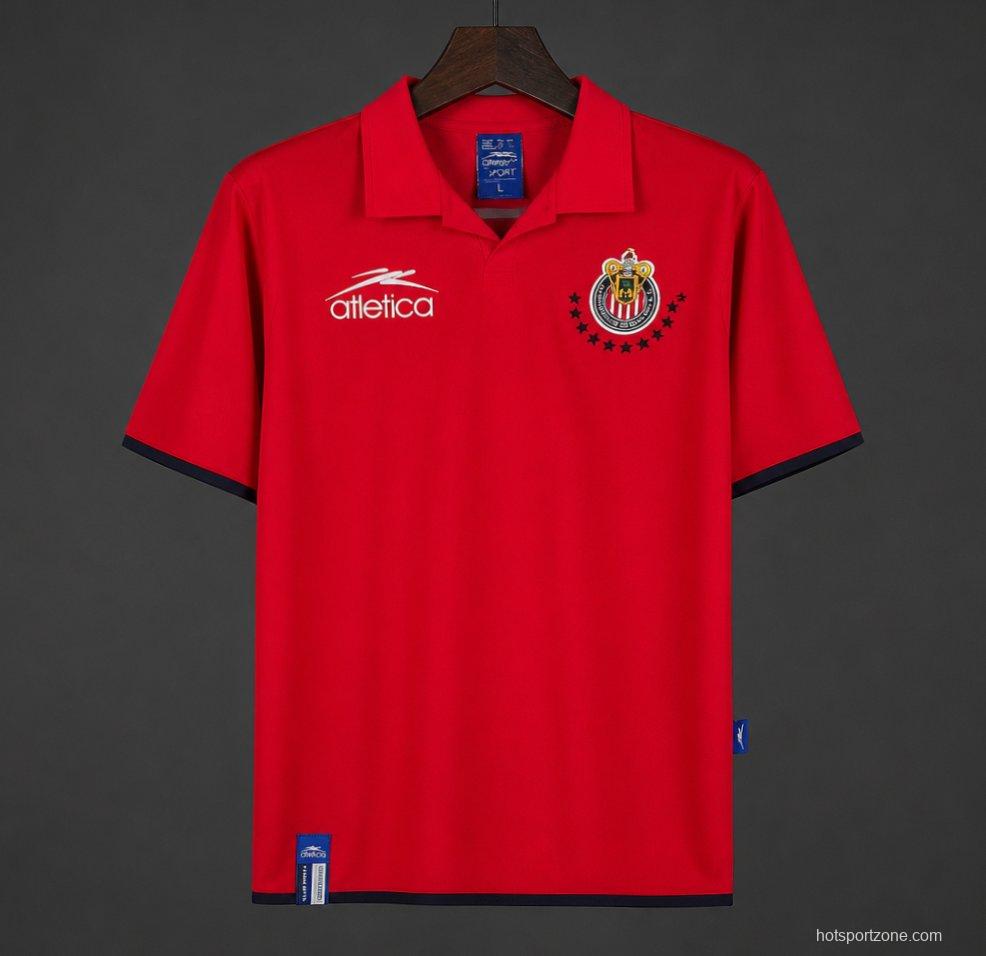 Retro 03/04 Chivas Guadalajara Third Red Jersey