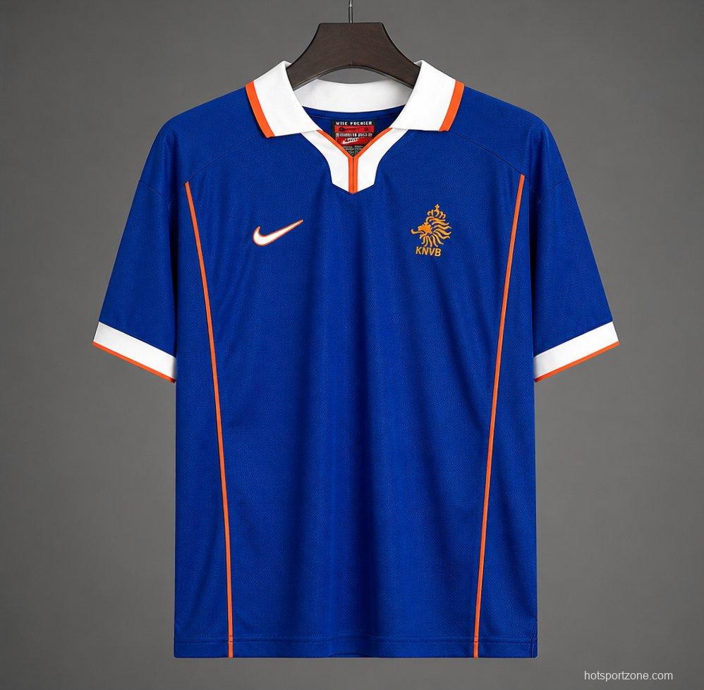 Retro 1998 Netherlands Away Jersey