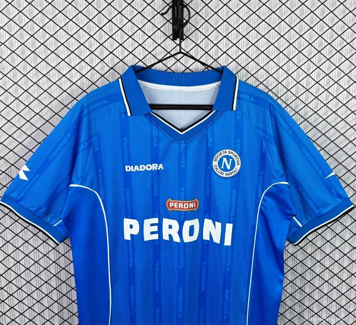 Retro 00/01 Napoli Home Jersey